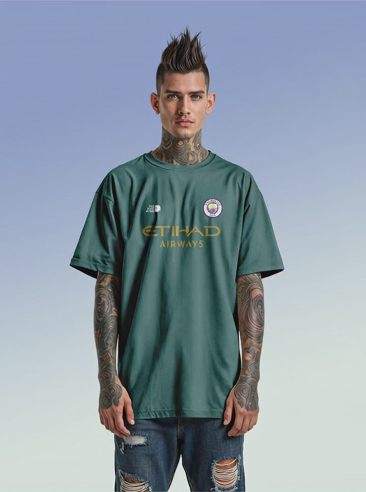 Charger la vidéo: MANCHESTER T-SHIRT OVERSIZE 260G