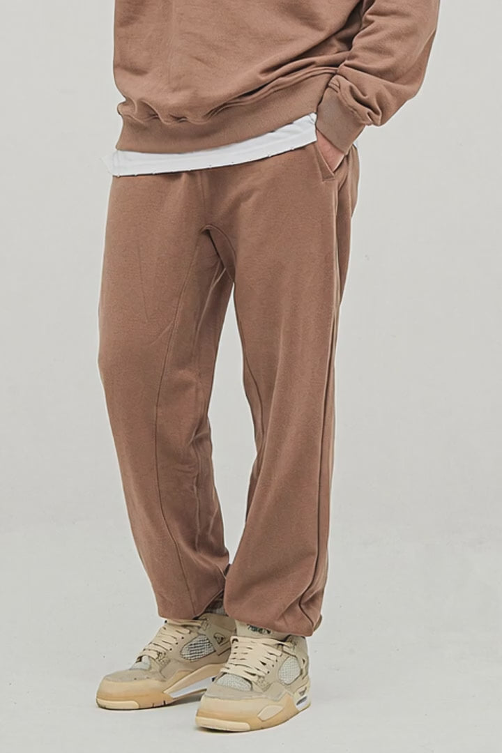 Charger la vidéo: PANTALON OVERSIZE 380 G/M²