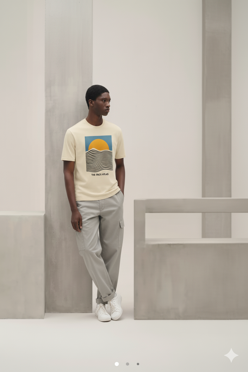 t-shirt Soleil & Vagues 240 g/m² | Coton Premium