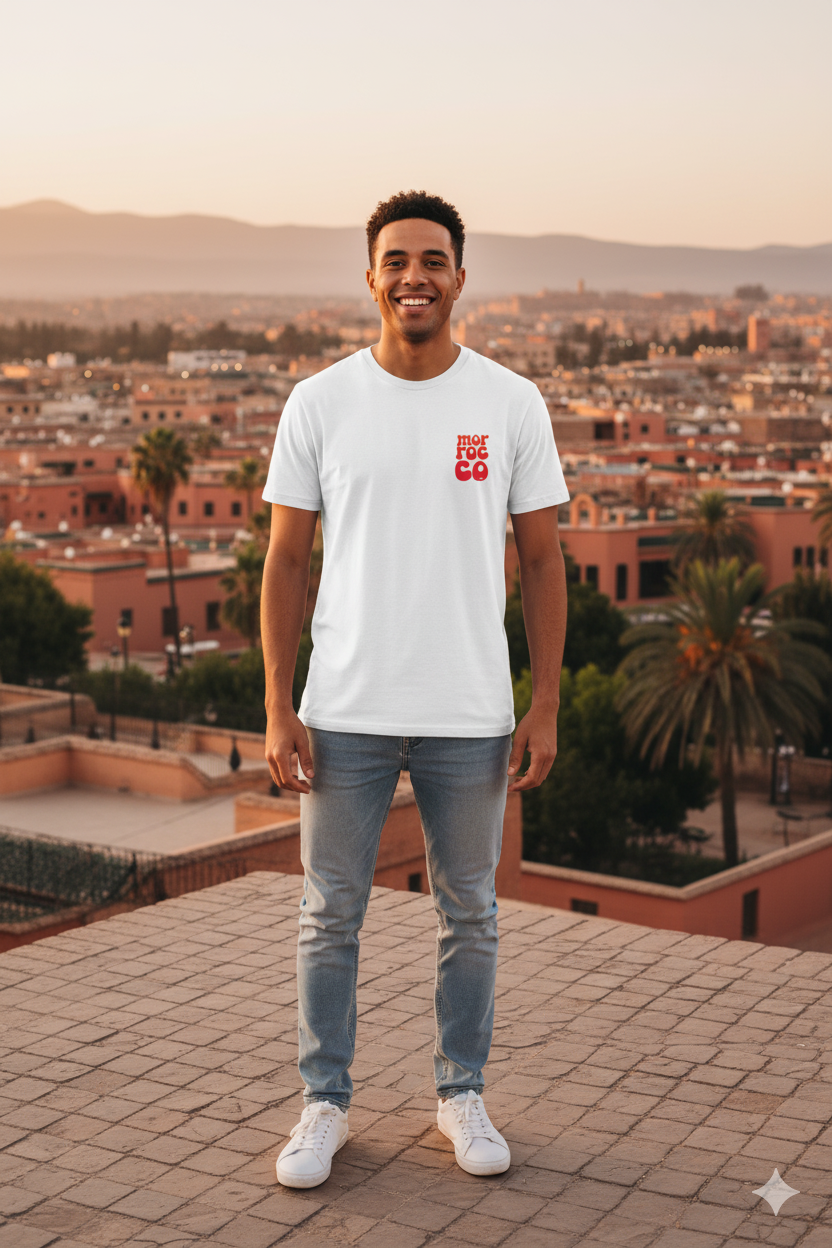T-shirt « morocco » – L’essence des ruelles marocaines