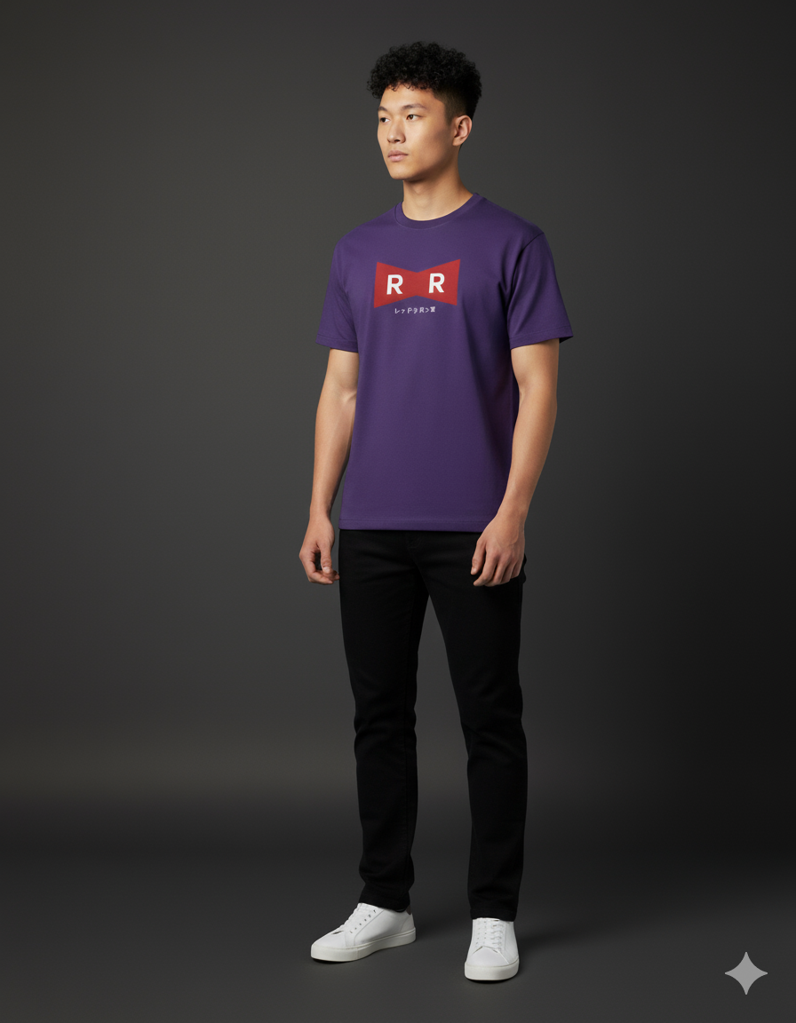 T-shirt Dragon Ball – Ruban Rouge | L’emblème de l’Armée du Red Ribbon