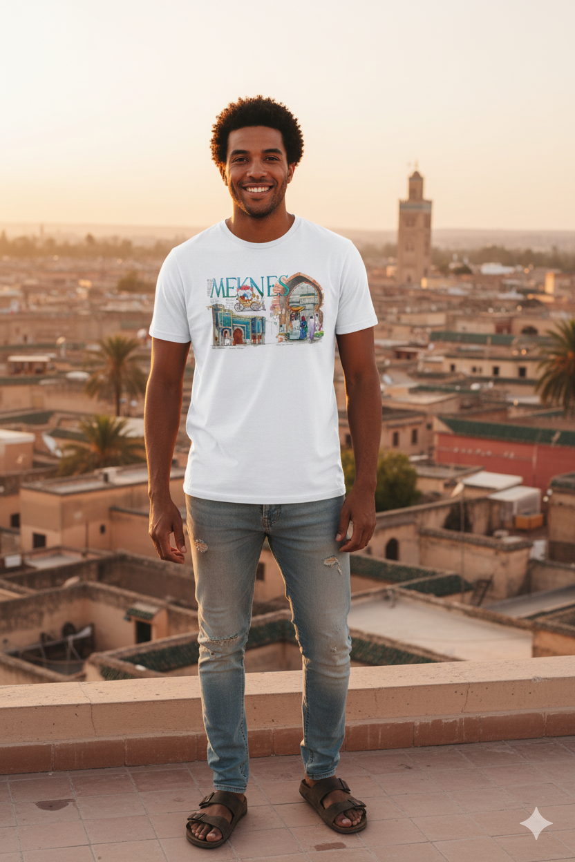 T-shirt « MEKNÈS – L’âme impériale