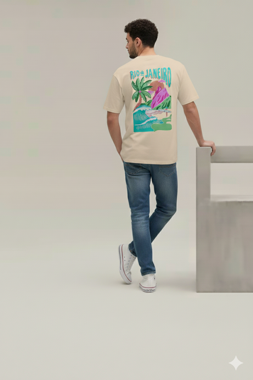 T-SHIRT RIO DE JANEIRO 240GSM – ÉDITION BRASIL