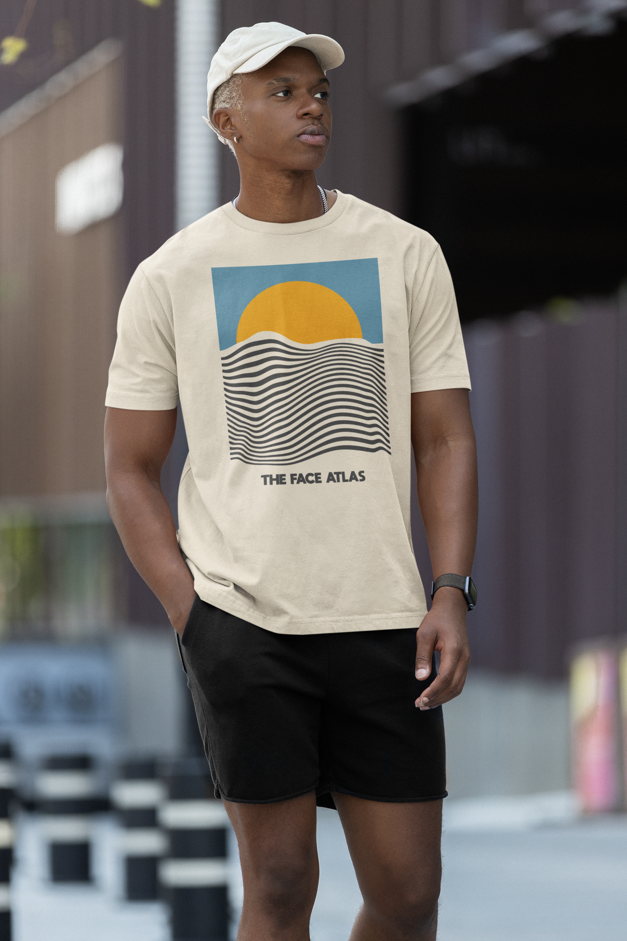 t-shirt Soleil & Vagues 240 g/m² | Coton Premium