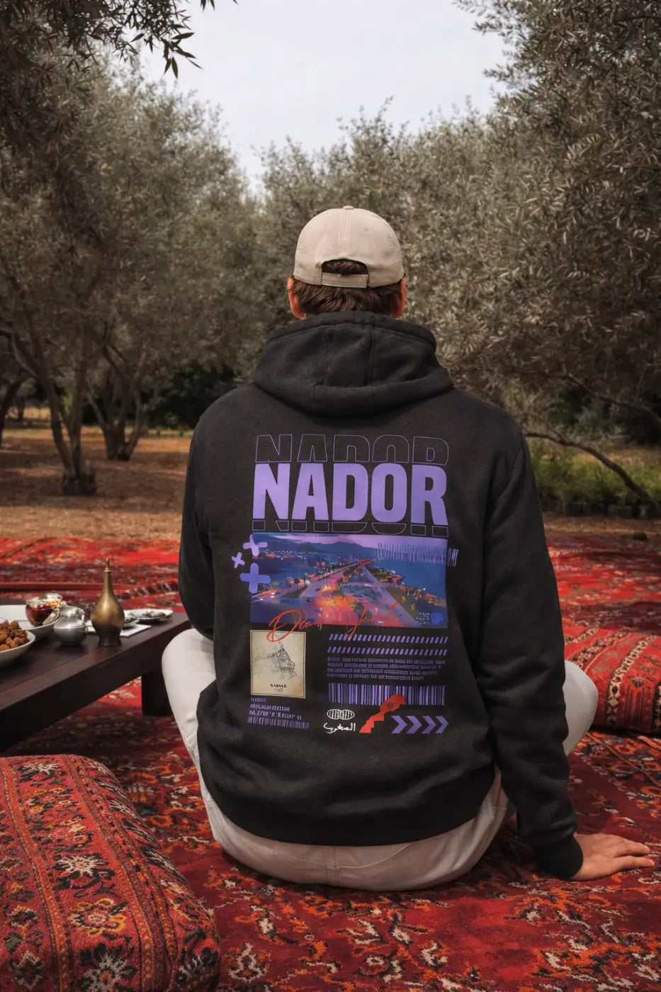Sweat à capuche Maroc Nador – Esprit méditerranéen | TFA - sweat a capuche