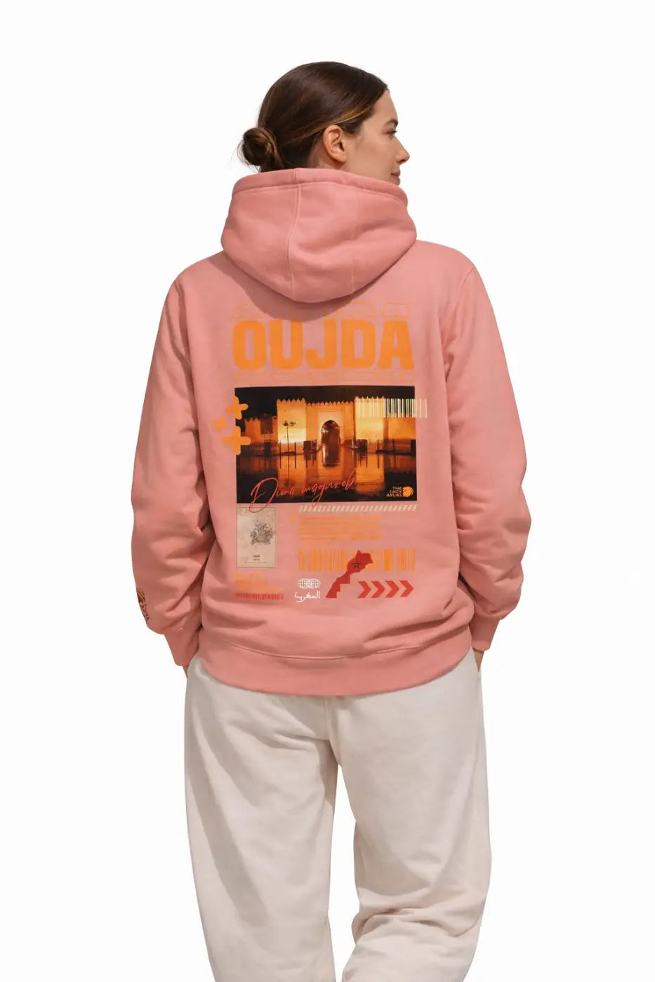 Sweat à capuche Maroc Oujda – Esprit de l’Oriental | TFA - sweat a capuche