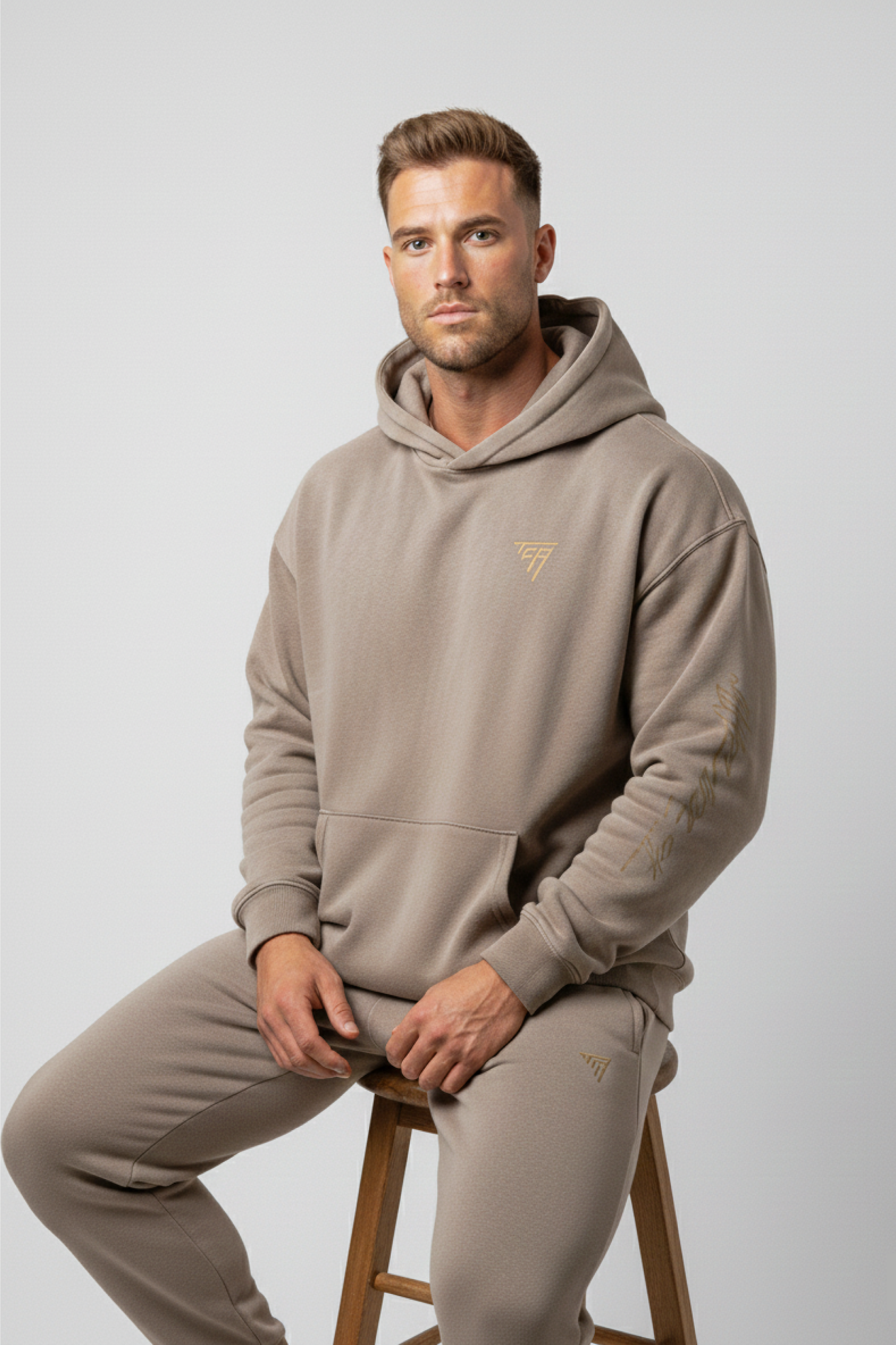 Hoodie Oversize 400g/m² – Dusty Vintage Premium