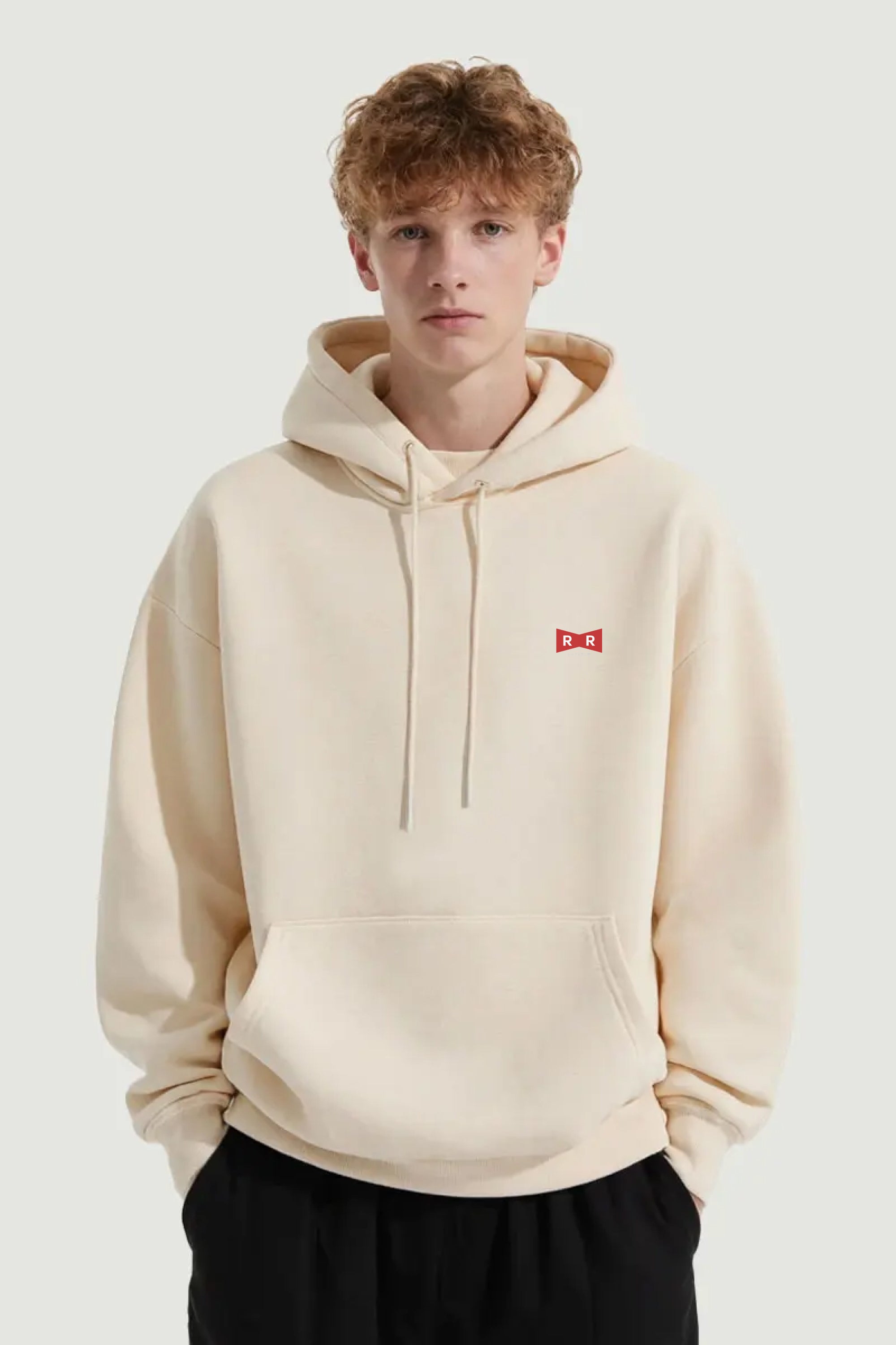 Sweat à Capuche Ruban Rouge – Premium Oversize