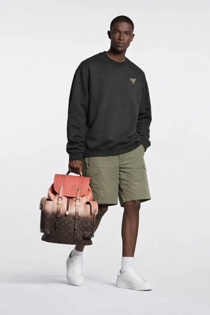 Sweat Oversize 380g brodé – The Face Atlas | coton premium - Sweat-shirts