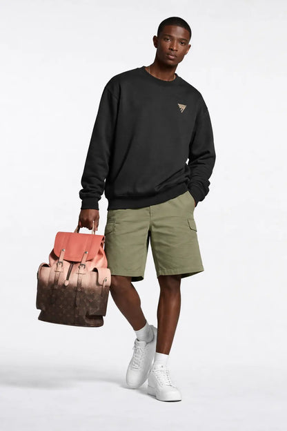 Sweat Oversize 380g brodé – The Face Atlas | coton premium - Sweat-shirts