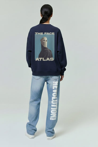 Sweatshirt Oversize 380GSM Bleu Nuit – Homme