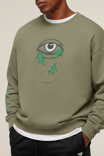 Sweat-shirt  370G/M² "Larmes de crocodiles