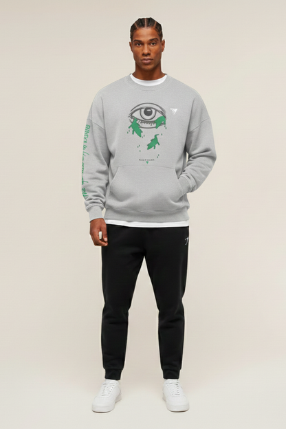 Sweat-shirt  370G/M² "Larmes de crocodiles