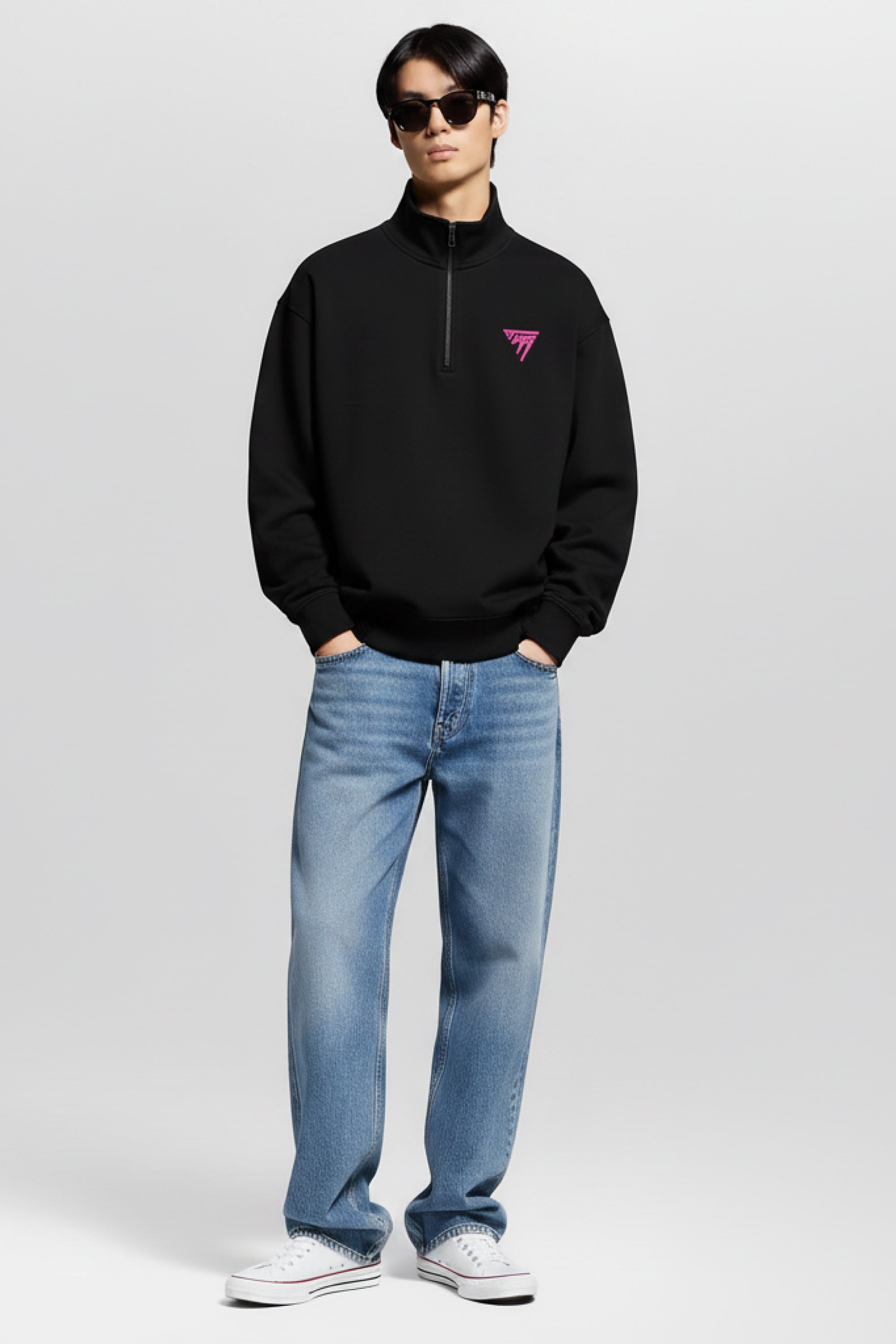 SWEAT DEMI-ZIP 380GSM – HERITAGE STREETWEAR