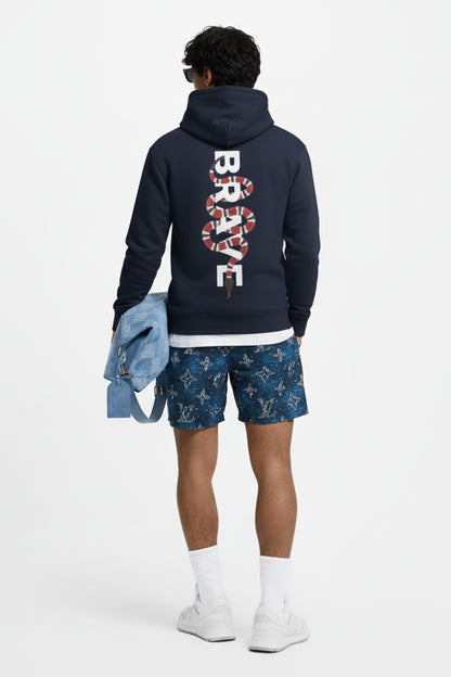 Sweat à capuche premium tfa – 100 % coton, cordons plats