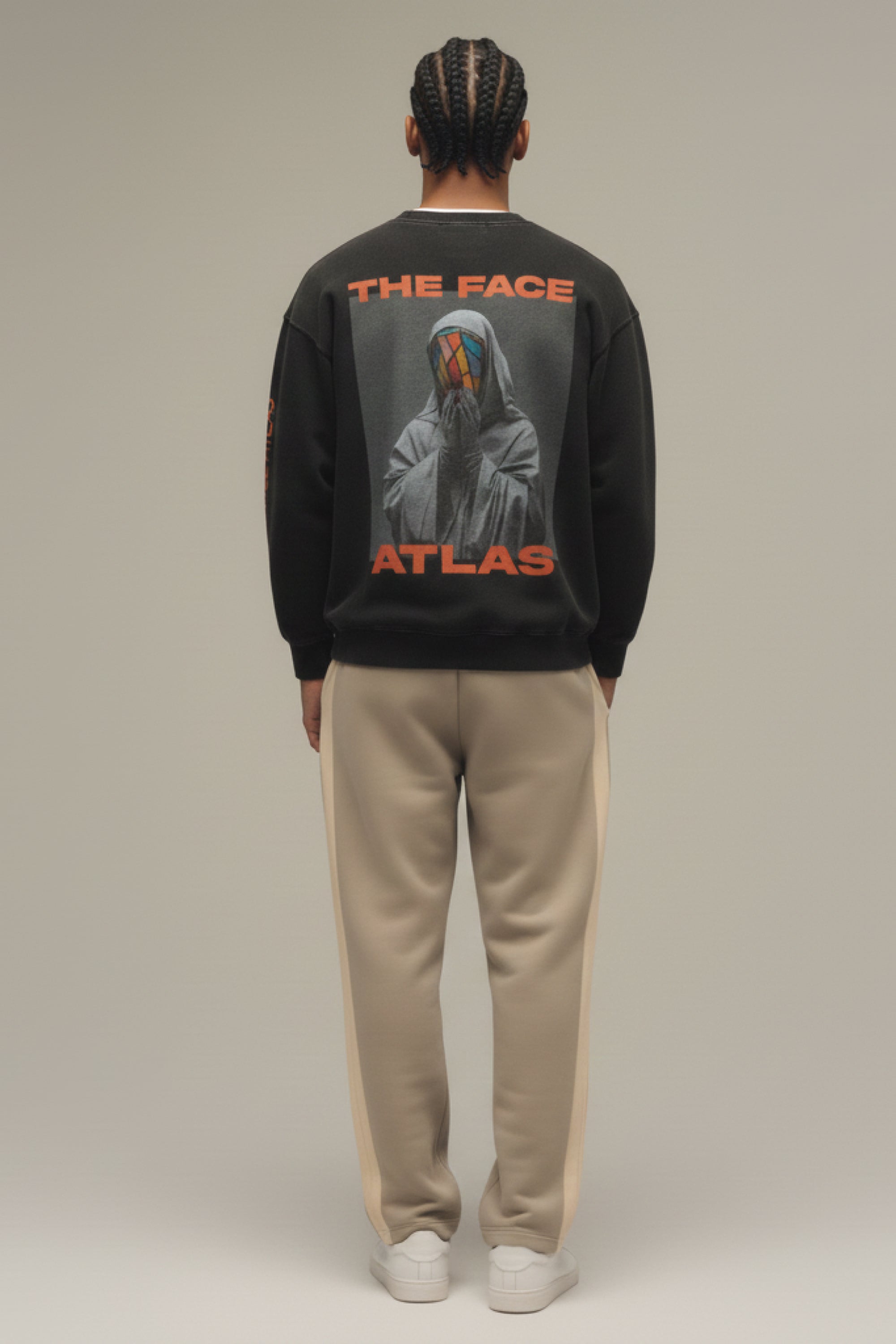 Sweatshirt Oversize 380GSM Noir Washed – TFA