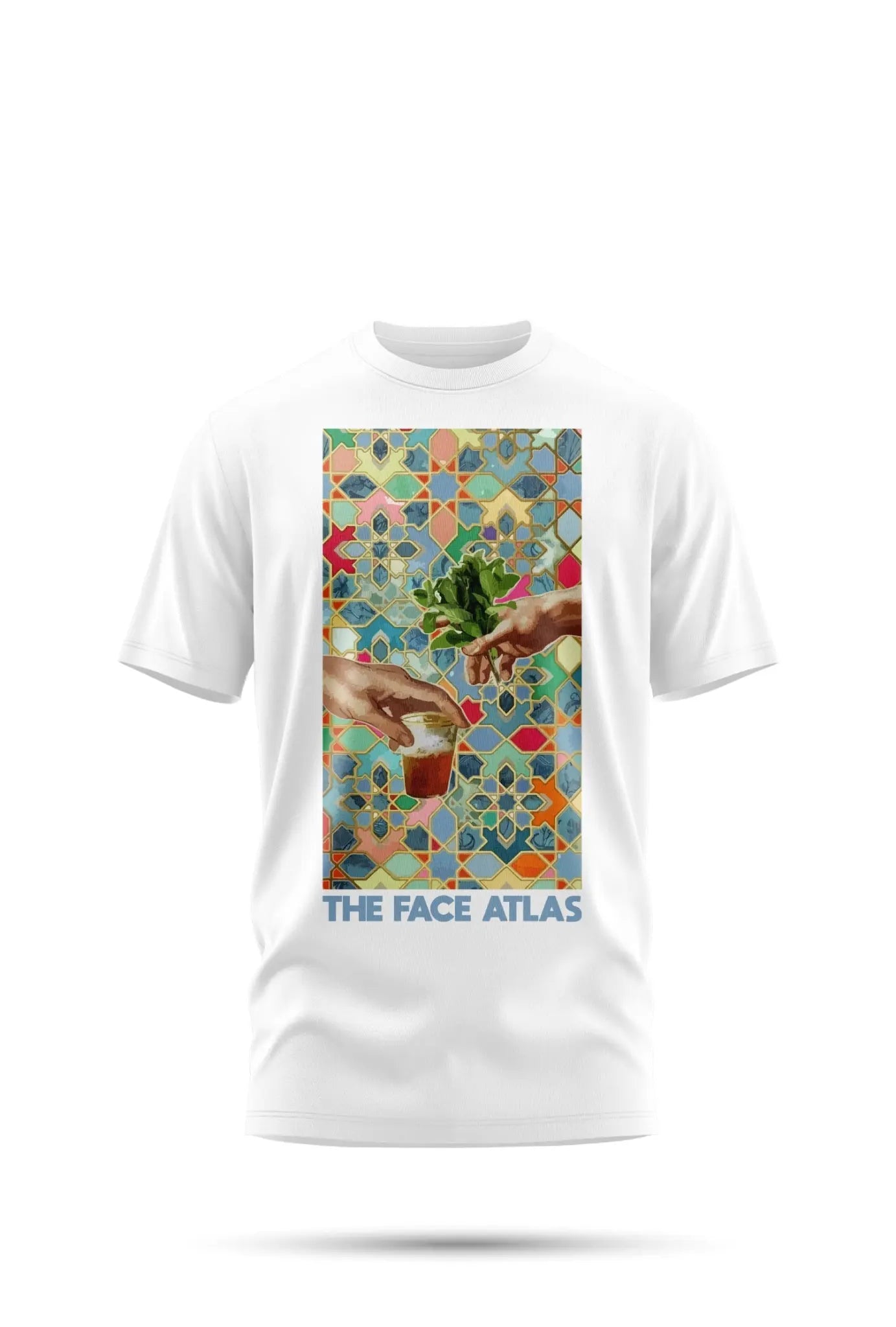 T-SHIRT ’ATAY’ – L’ART DU THÉ MAROCAIN - Blanc / XS - t-shirt