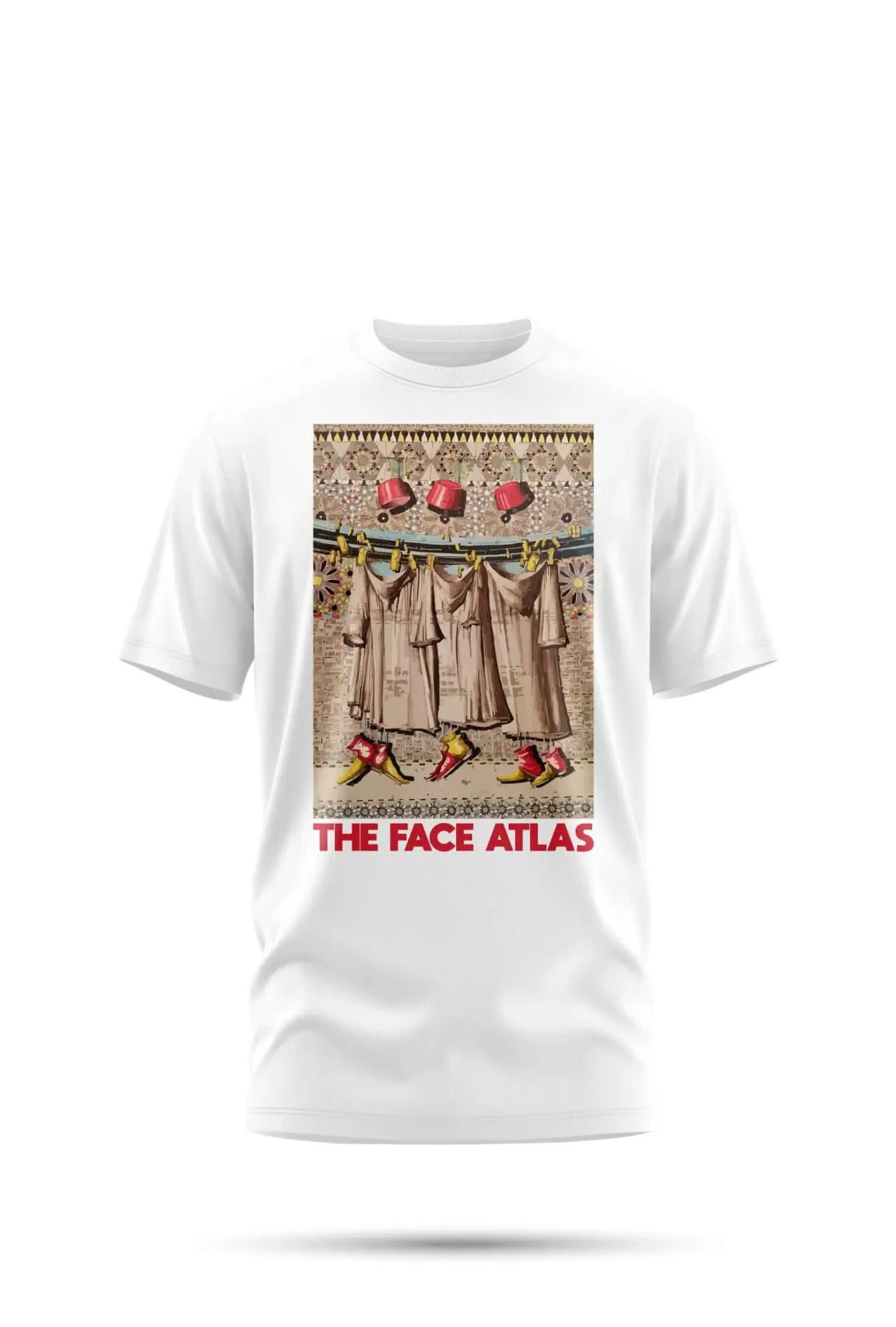 T-SHIRT ’BABOUCH’ – L’ICÔNE MAROCAINE REVISITÉE - Blanc / XS - t-shirt