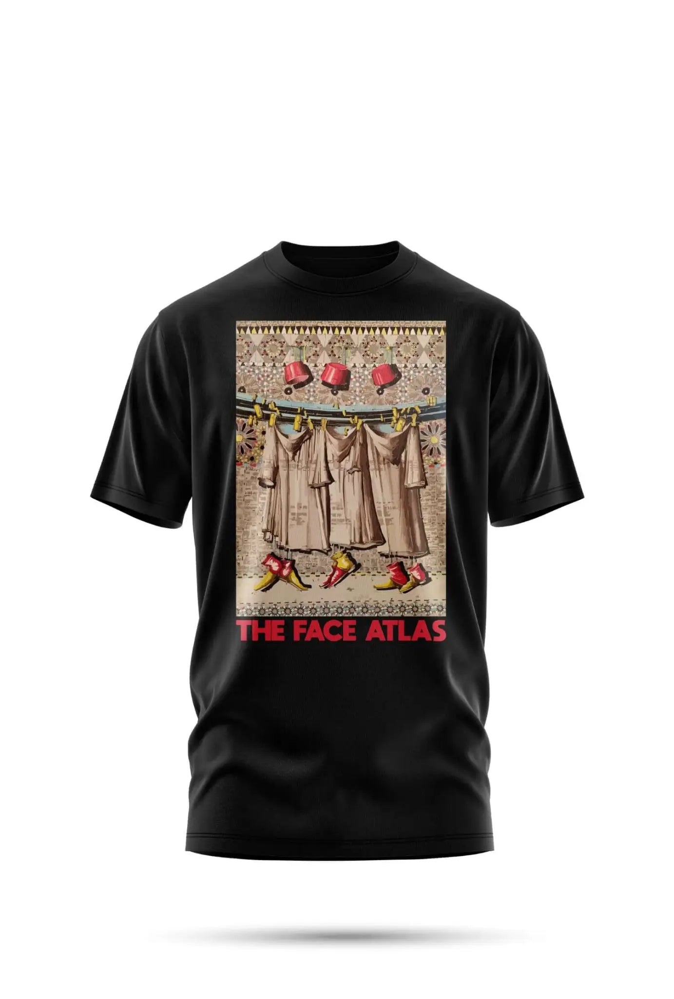 T-SHIRT ’BABOUCH’ – L’ICÔNE MAROCAINE REVISITÉE - Noir / XXS - t-shirt