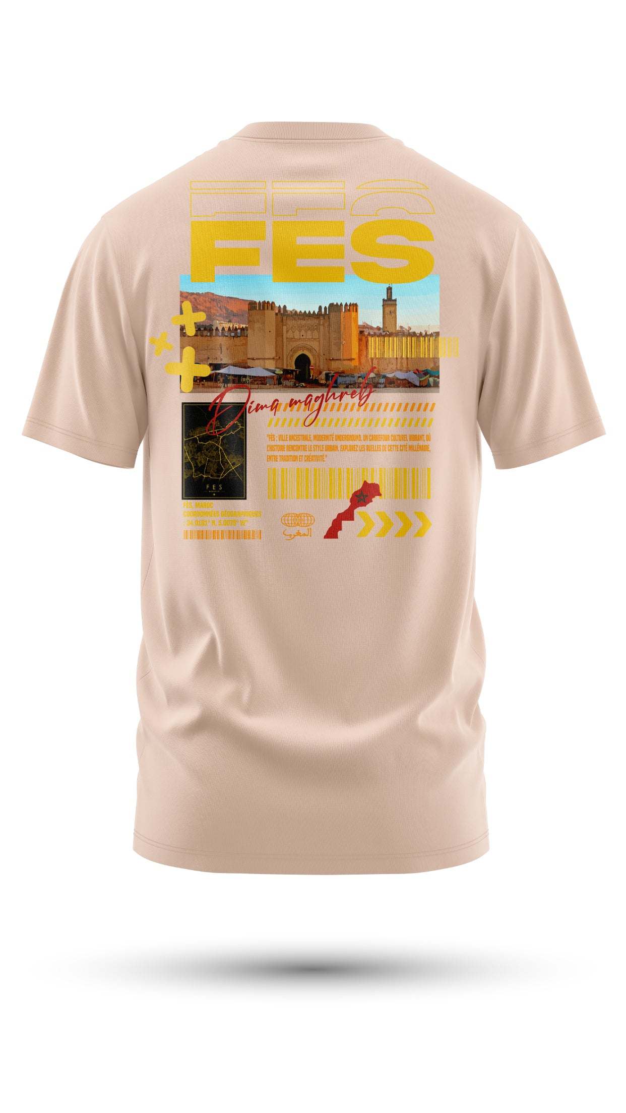 T-shirt Fès – L’Héritage de la Capitale Spirituelle du Maroc