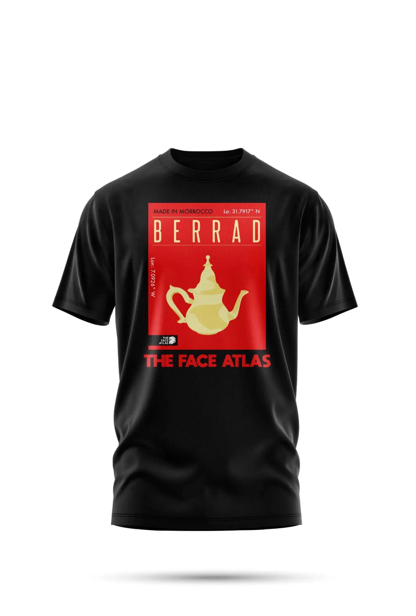 T-SHIRT ’BERAD’ – L’ICÔNE DU THÉ MAROCAIN - Noir / XXS - t-shirt
