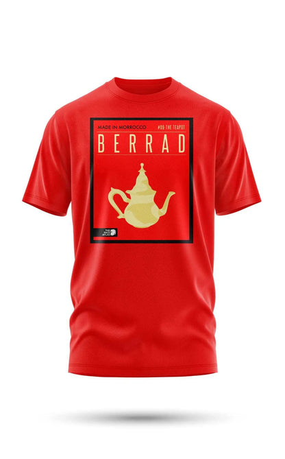 T-SHIRT ’BERAD’ – MODE MAROCAINE - Rouge / S - t-shirt