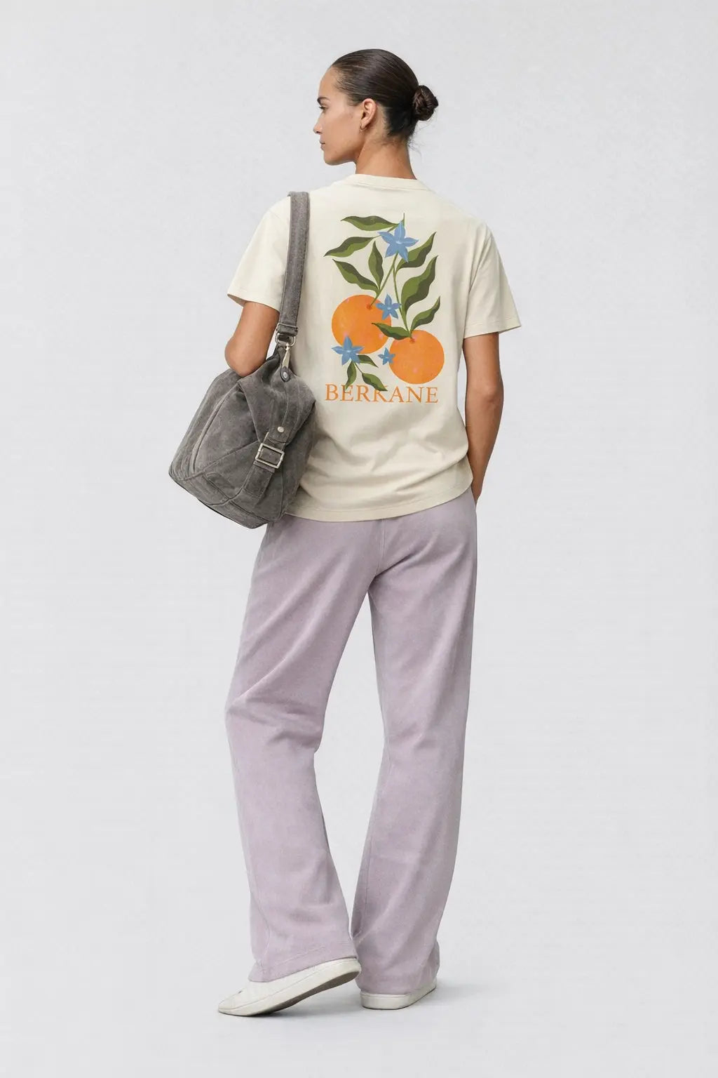 T-shirt Berkane – Fleurs & Agrumes 240 g/m² | Coton BIO - tshirt