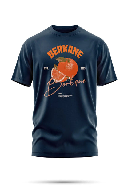 T-shirt Berkane – Orange Legacy 240 g/m² | Coton BIO - Bleu indigo / XXS - tshirt