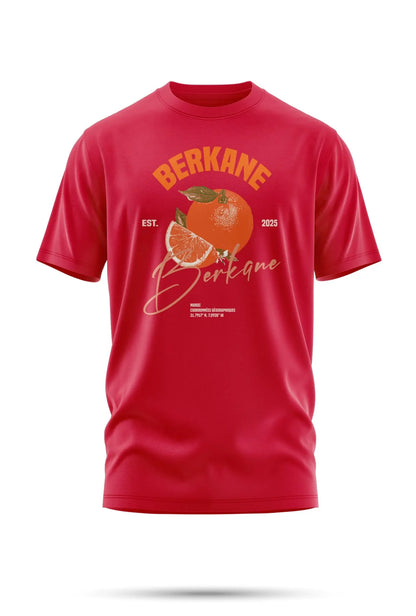 T-shirt Berkane – Orange Legacy 240 g/m² | Coton BIO - Rouge / XXS - tshirt
