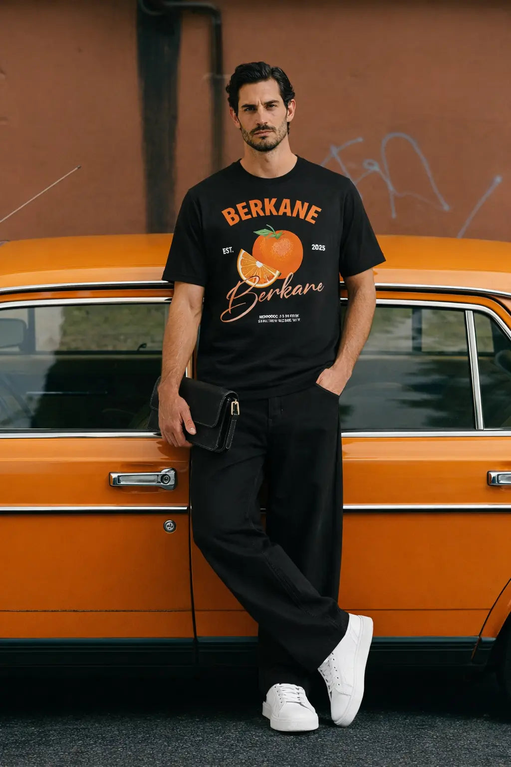 T-shirt Berkane – Orange Legacy 240 g/m² | Coton BIO - tshirt