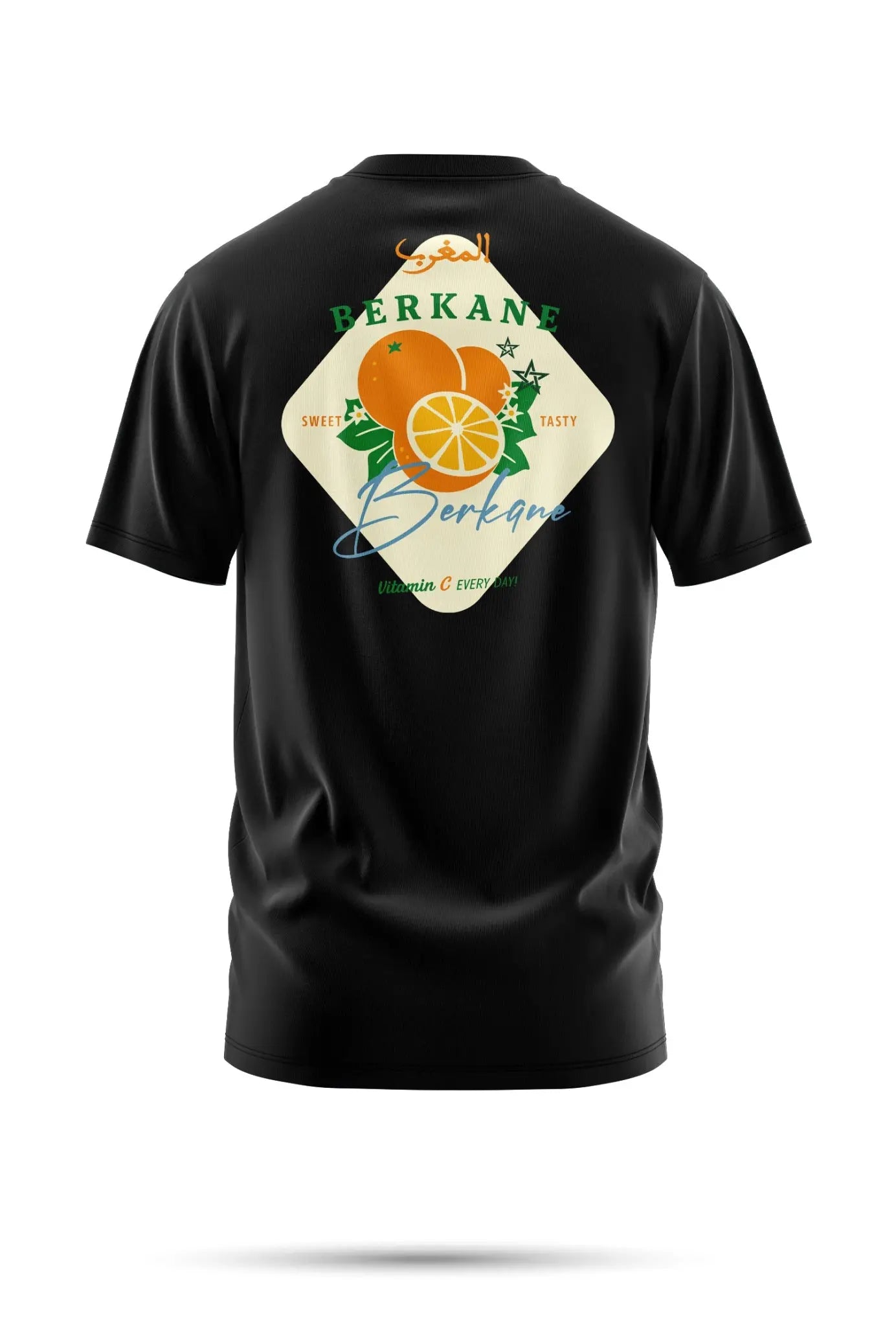 T-shirt Berkane – Vitamin C 240 g/m² | Coton BIO - Noir / XXS - tshirt