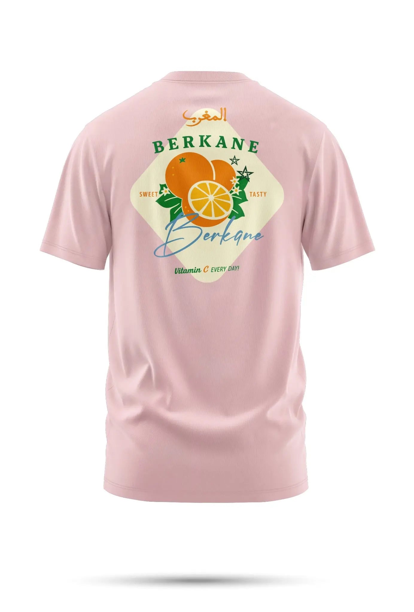 T-shirt Berkane – Vitamin C 240 g/m² | Coton BIO - Rose / XXS - tshirt