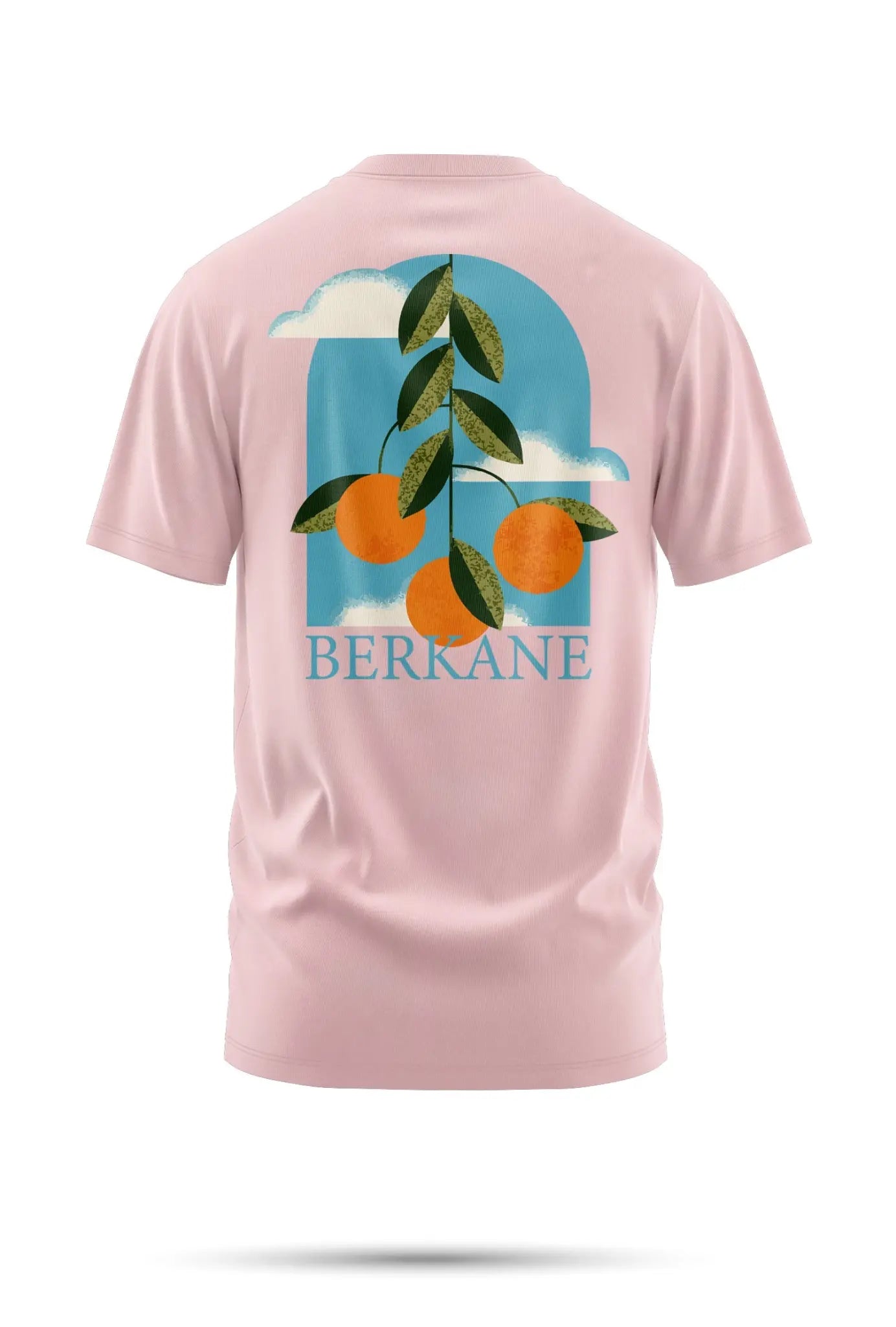 T-shirt Berkane – Vue d’Orangers 240 g/m² | Coton BIO - Rose / XXS - tshirt