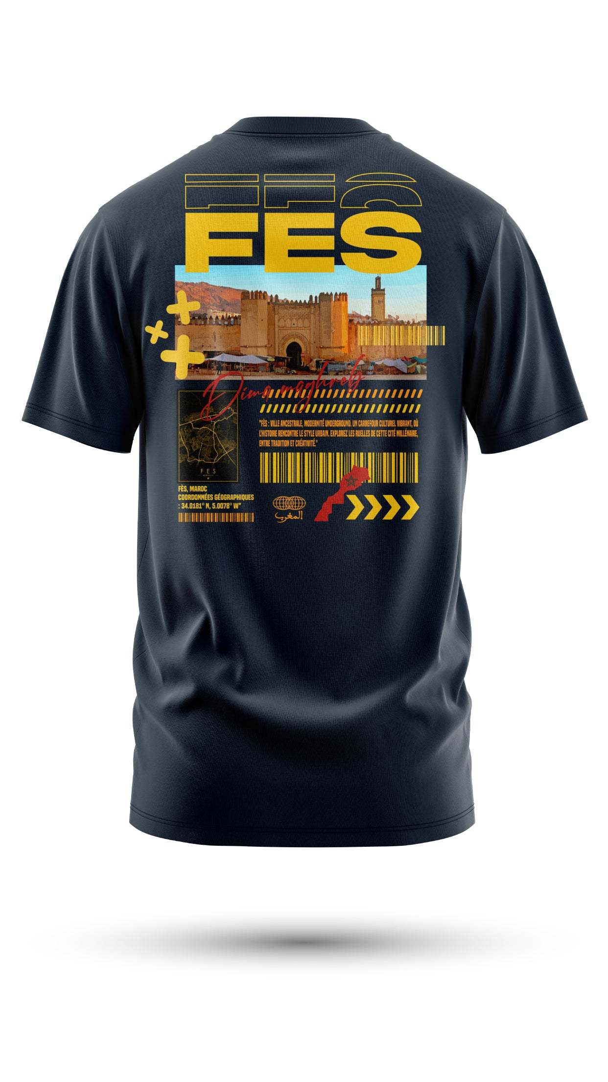 T-shirt Fès – L’Héritage de la Capitale Spirituelle du Maroc