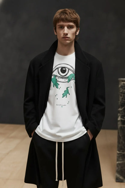 T-Shirt Brodé « Larmes de crocodiles - t-shirt