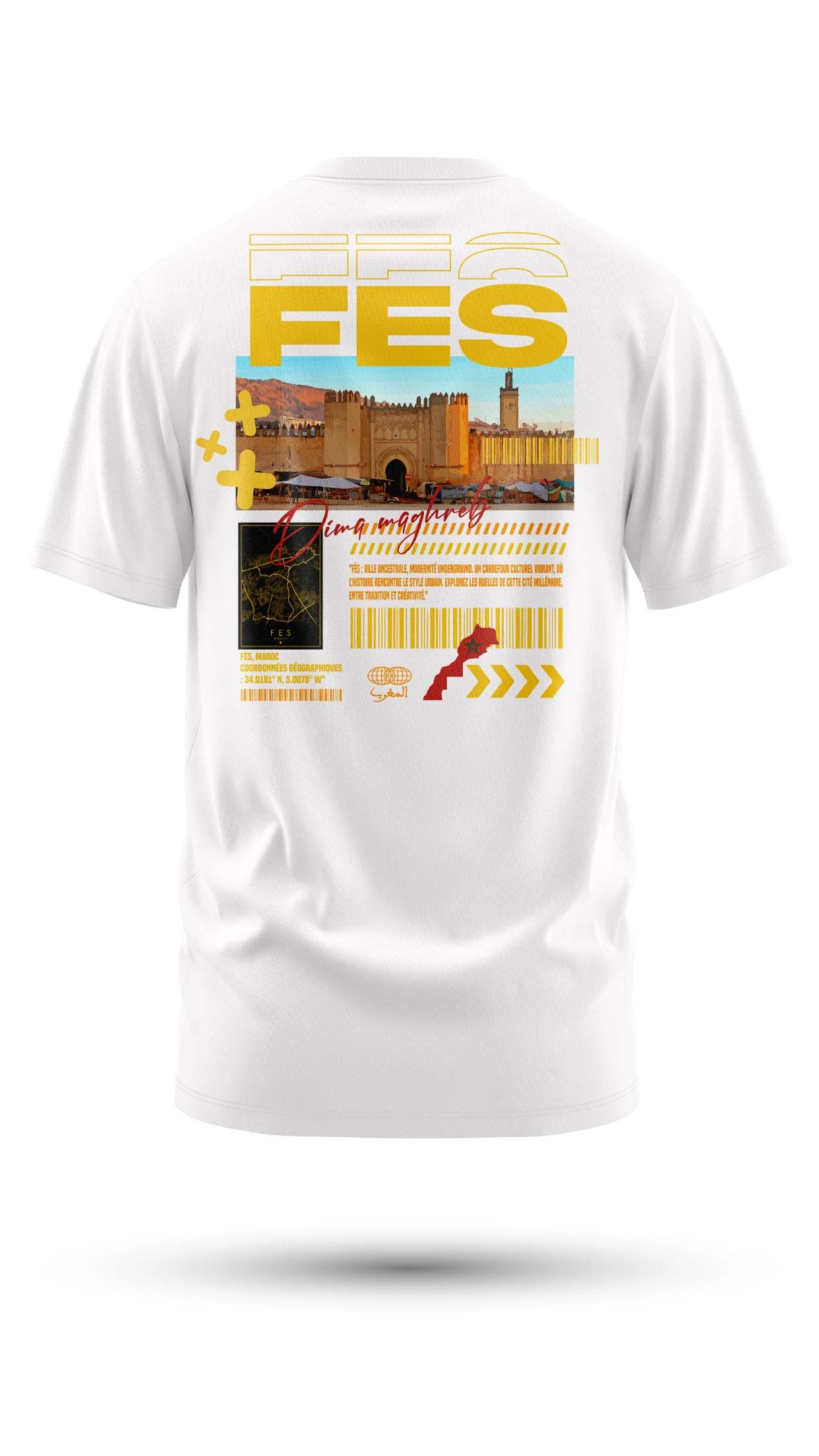 T-shirt Fès – L’Héritage de la Capitale Spirituelle du Maroc