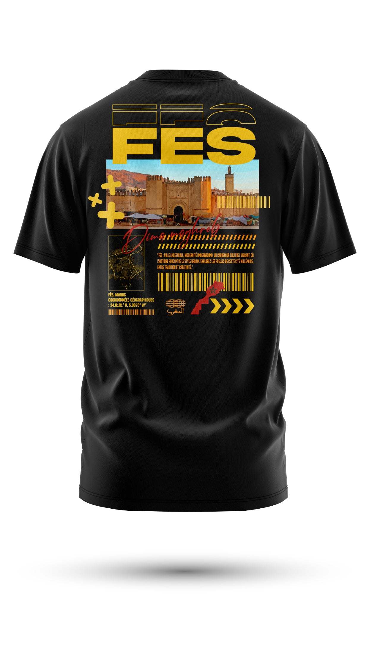 T-shirt Fès – L’Héritage de la Capitale Spirituelle du Maroc