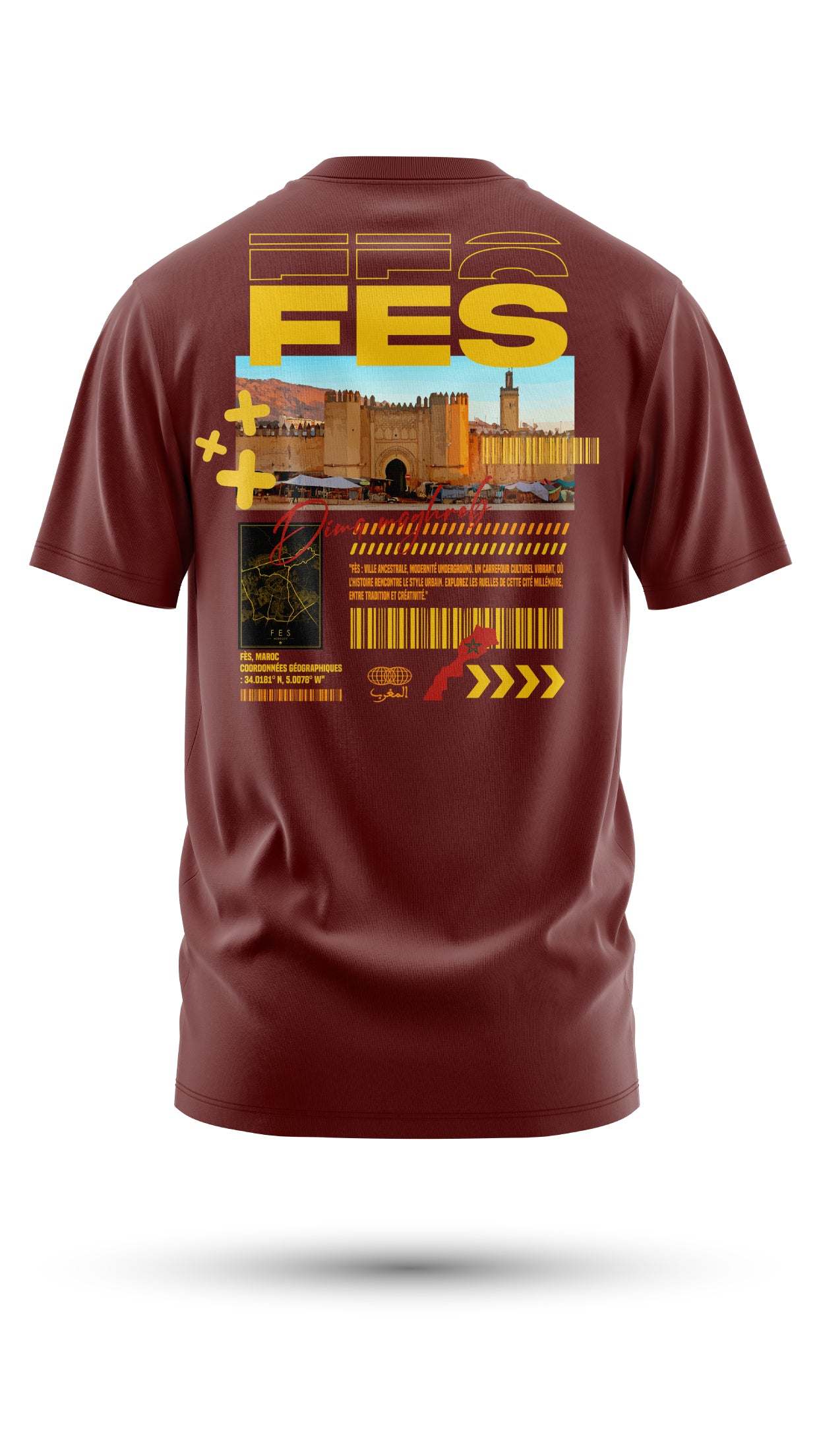 T-shirt Fès – L’Héritage de la Capitale Spirituelle du Maroc