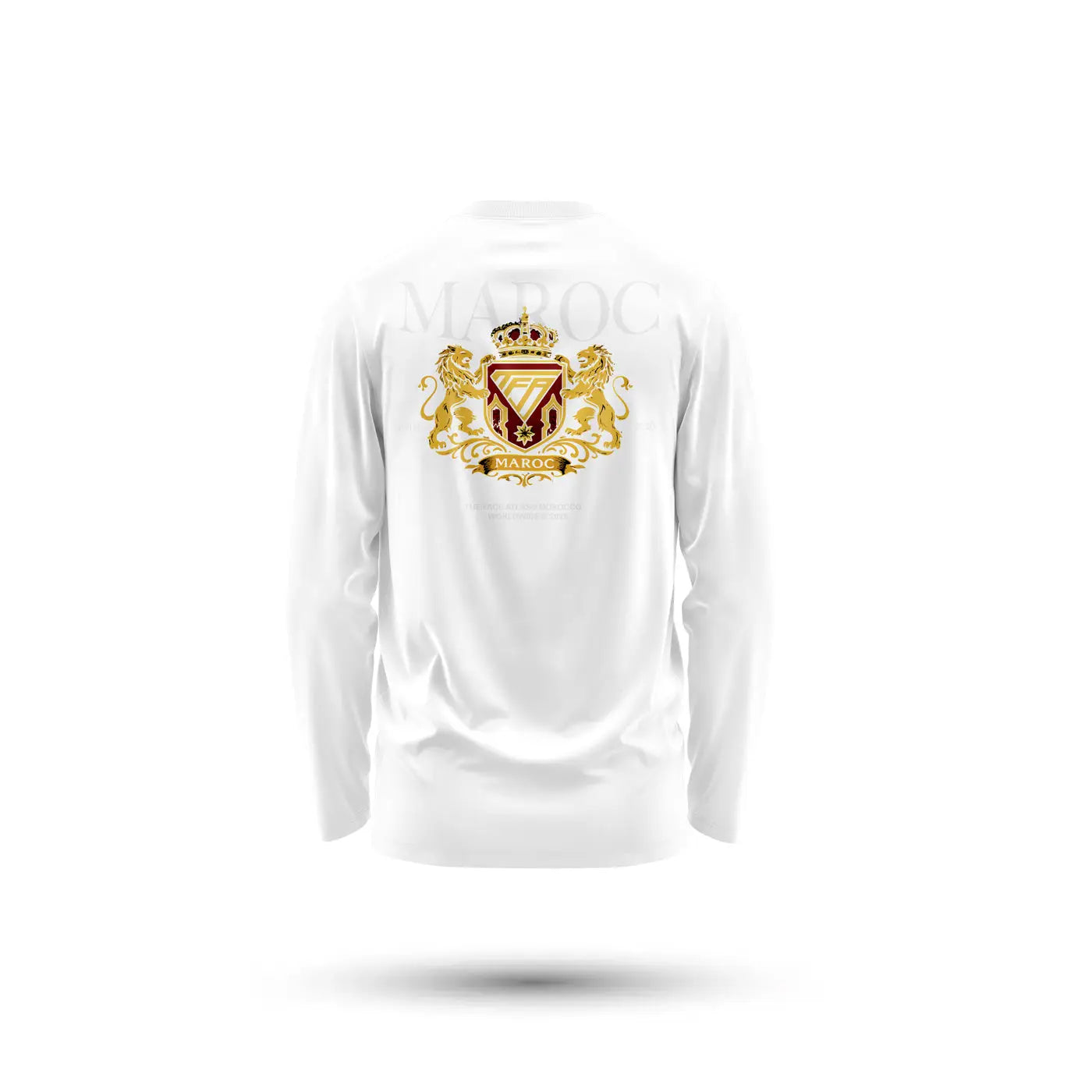 T-shirt manches longues 220g Maroc - Blanc / XS - t-shirt manches longues