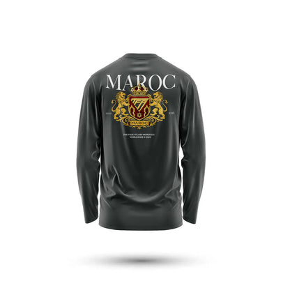 T-shirt manches longues 220g Maroc - Gris / XS - t-shirt manches longues