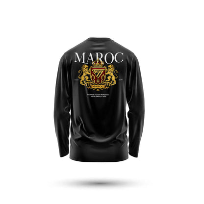 T-shirt manches longues 220g Maroc - Noir / XS - t-shirt manches longues