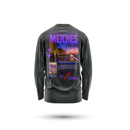 T-shirt manches longues 220g Meknès - Gris / XS - tshirt manches longues