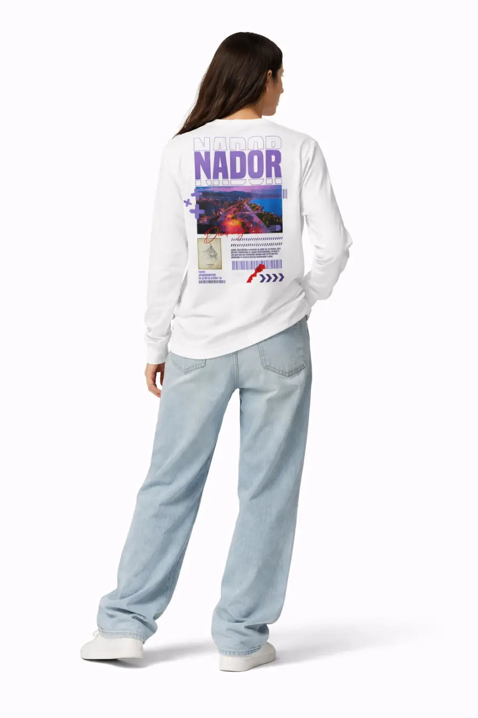 T-shirt manches longues 220g Nador - tshirt manches longues