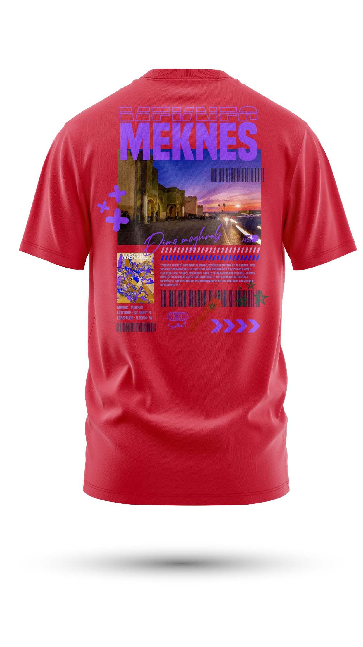 T-shirt Meknès – L’Élégance de la Ville Impériale du Maroc