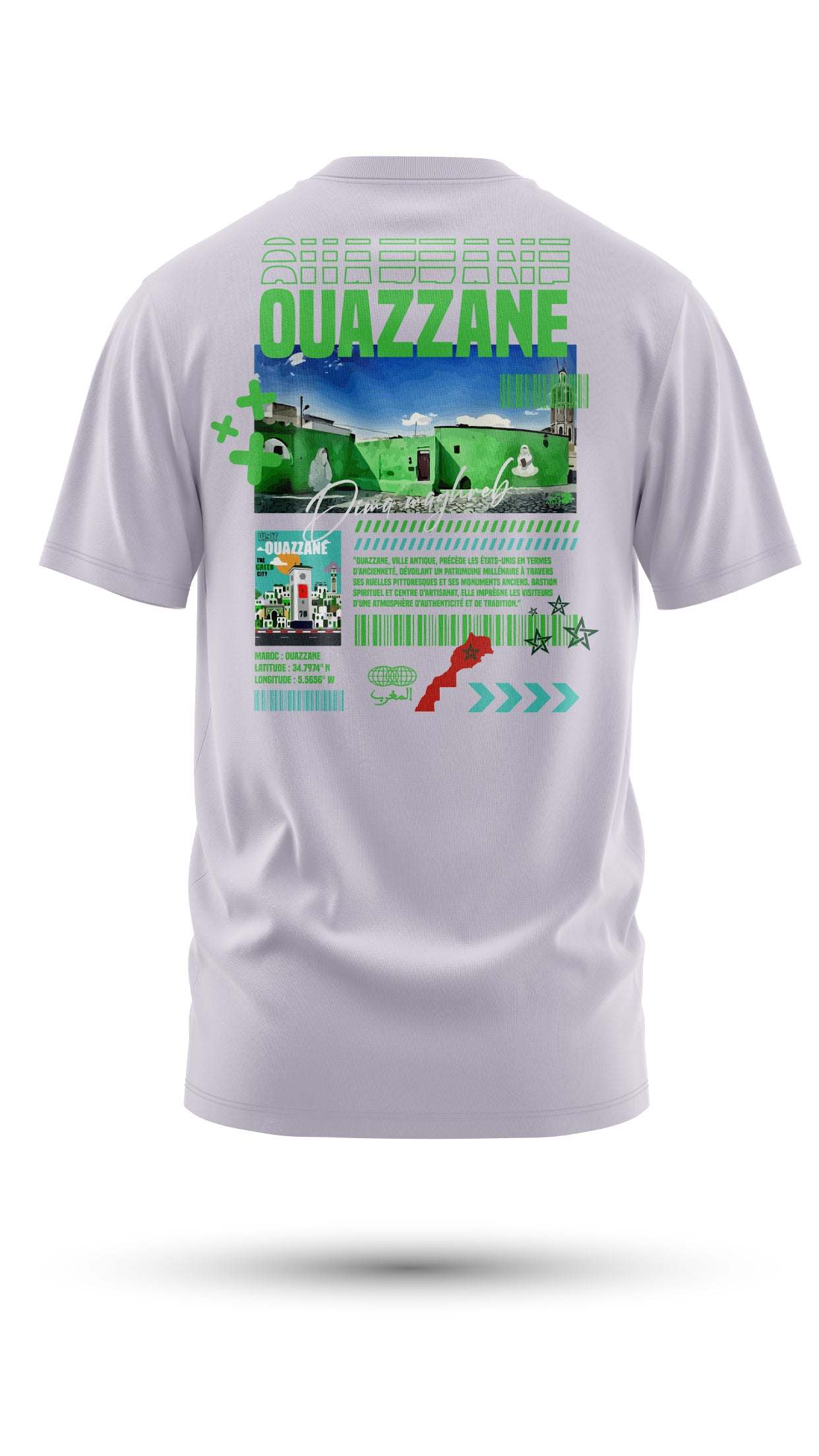 T-shirt Ouezzane – L’Âme Spirituelle du Nord du Maroc