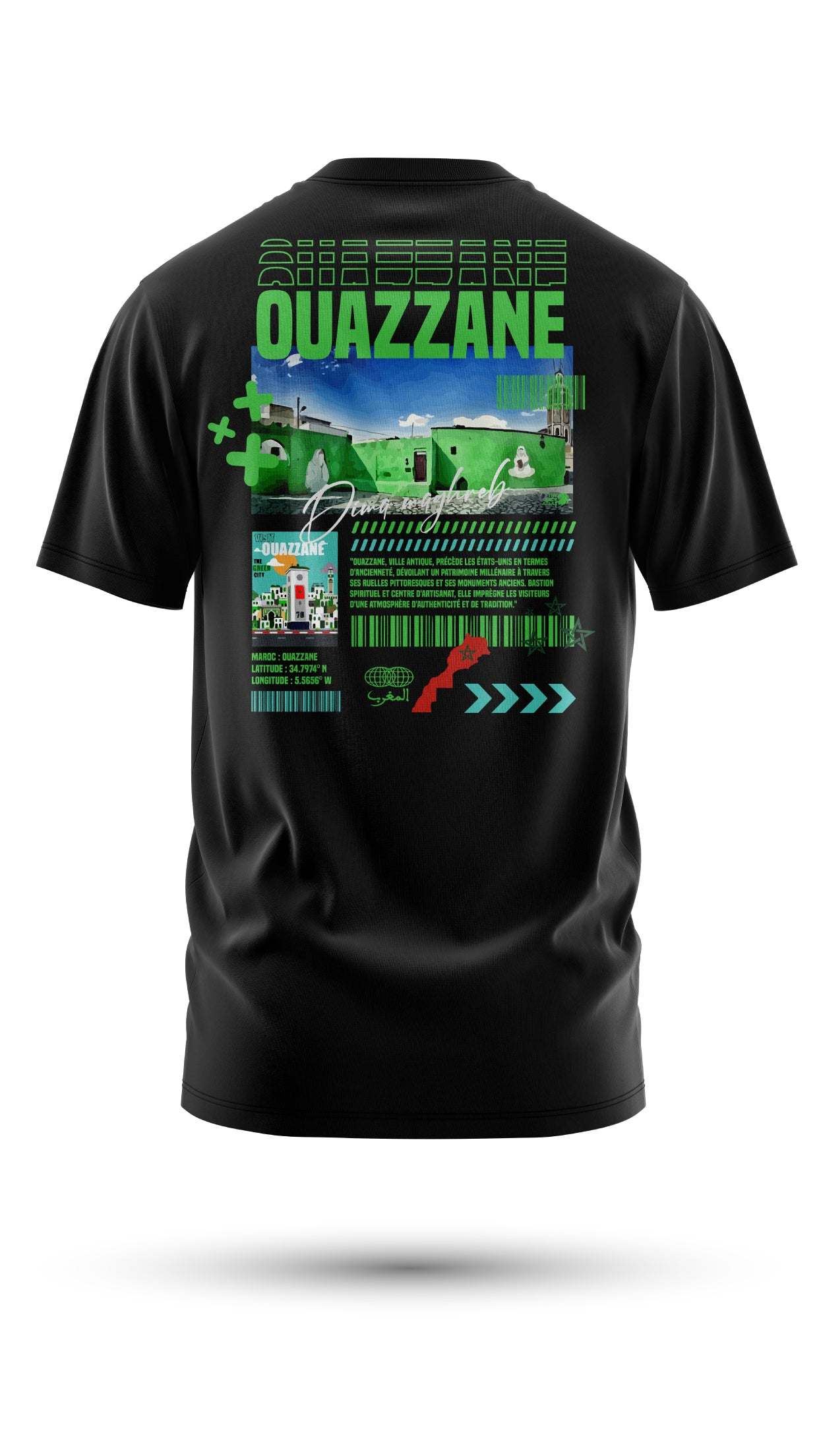 T-shirt Ouezzane – L’Âme Spirituelle du Nord du Maroc