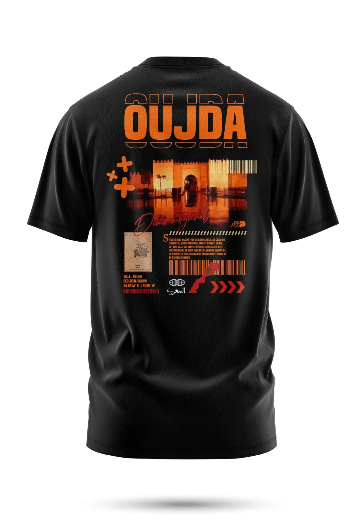T-shirt Oujda – L’Essence du Maroc Oriental