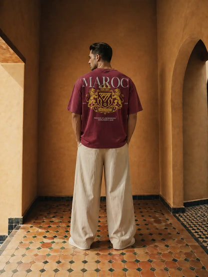 T-shirt Oversize DEL AVER Maroc, The Face Atlas - tshirt oversize