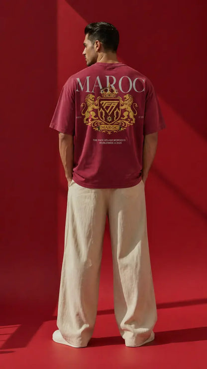 T-shirt Oversize DEL AVER Maroc, The Face Atlas - tshirt oversize