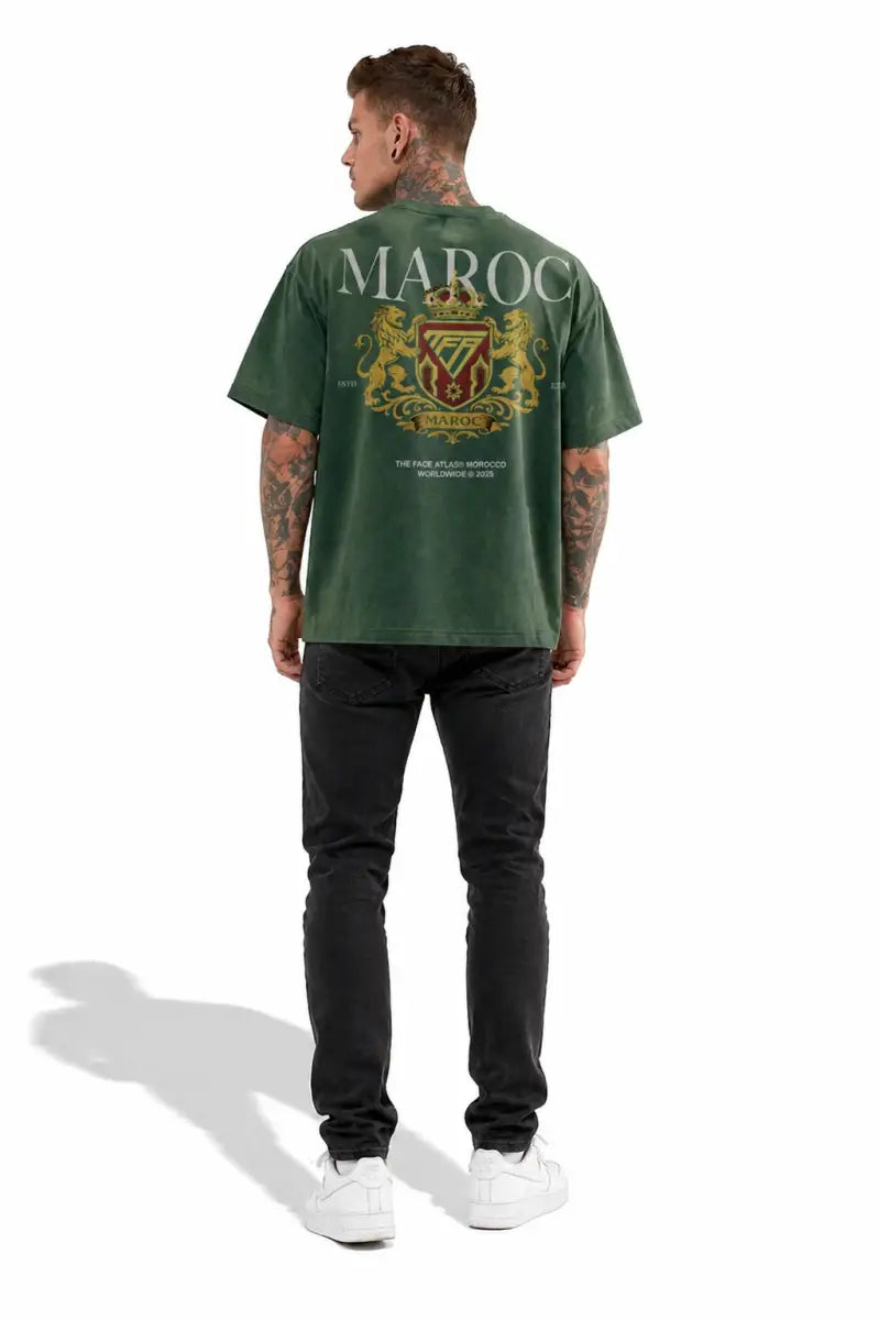 T-shirt Oversize DEL AVER Maroc, The Face Atlas - tshirt oversize